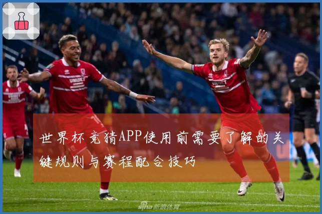世界杯竞猜APP使用前需要了解的关键规则与赛程配合技巧