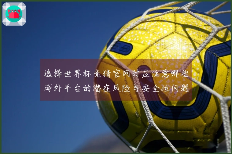 选择世界杯竞猜官网时应注意哪些海外平台的潜在风险与安全性问题