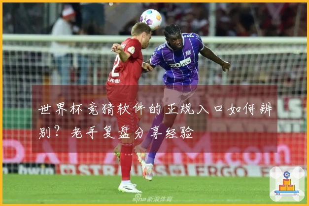 世界杯竞猜软件的正规入口如何辨别？老手复盘分享经验