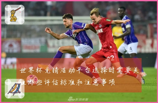 世界杯竞猜活动平台选择时需要关注哪些评估标准和注意事项
